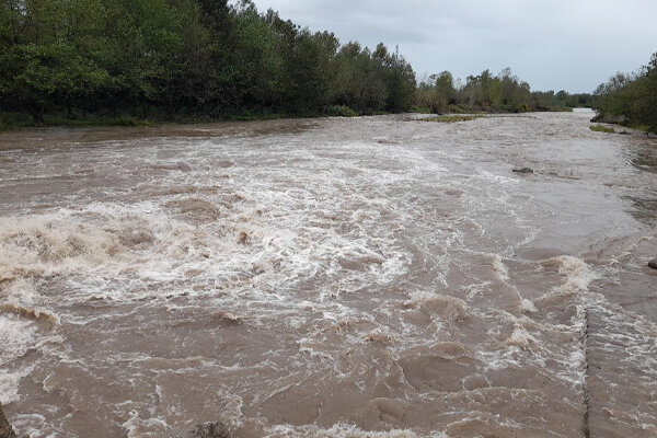 طغیان شدید رودخانه ماشنگی رودان