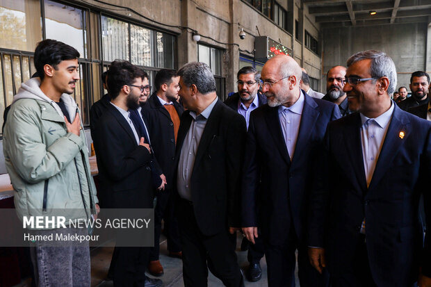 مراسم بزرگداشت روز دانشجو در دانشگاه فردوسی مشهد با حضور رئیس مجلس