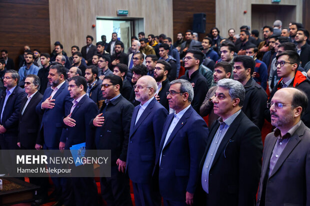 مراسم بزرگداشت روز دانشجو در دانشگاه فردوسی مشهد با حضور رئیس مجلس