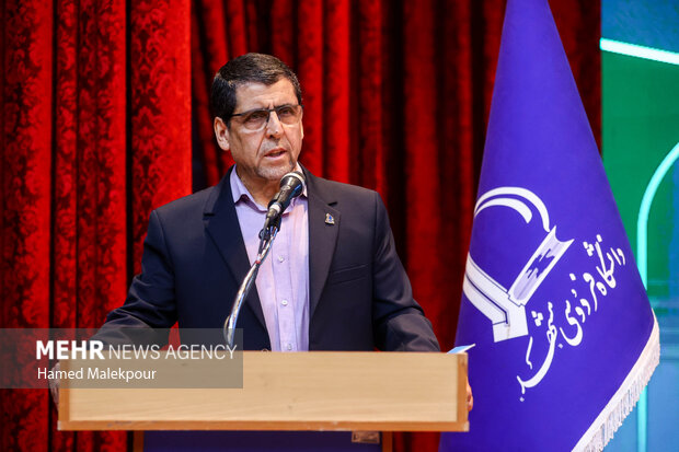 مراسم بزرگداشت روز دانشجو در دانشگاه فردوسی مشهد با حضور رئیس مجلس