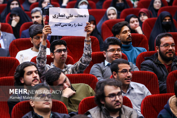 مراسم بزرگداشت روز دانشجو در دانشگاه فردوسی مشهد با حضور رئیس مجلس