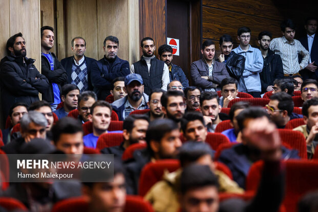 مراسم بزرگداشت روز دانشجو در دانشگاه فردوسی مشهد با حضور رئیس مجلس