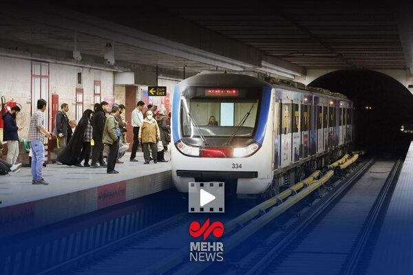 ورود واگن‌های جدید مترو به تهران