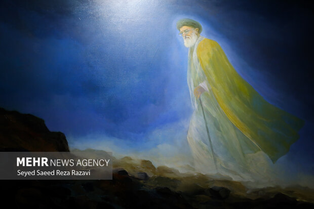 نمایشگاه آثار نقاشی عبدالحمید قدیریان با عنوان نقل «نور آمد»