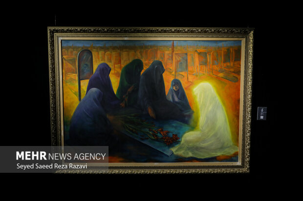 نمایشگاه آثار نقاشی عبدالحمید قدیریان با عنوان نقل «نور آمد»