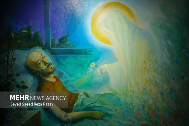 نمایشگاه آثار نقاشی عبدالحمید قدیریان با عنوان نقل «نور آمد»