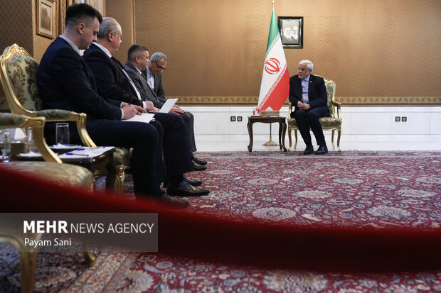 دیدار وزیر صنایع بلاروس با معاون اول رئیس جمهور