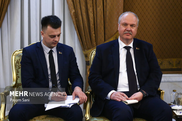 دیدار وزیر صنایع بلاروس با معاون اول رئیس جمهور