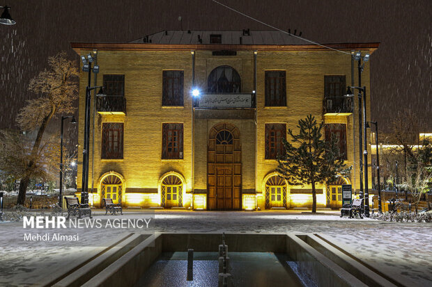 بارش برف در زنجان