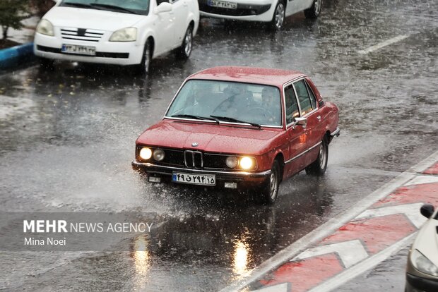 تبریز بارانی شد