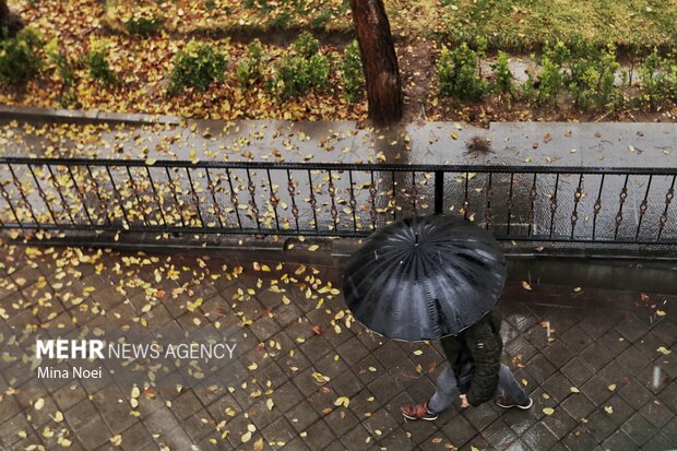 آخرین وضعیت بارش باران در مناطق مختلف استان ایلام