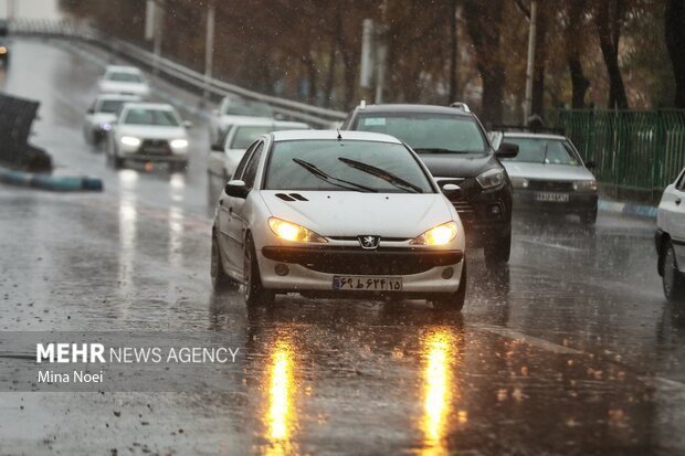 تبریز بارانی شد