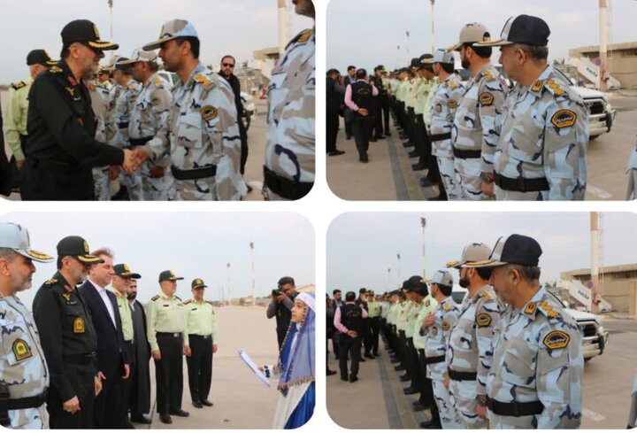 فرمانده کل انتظامی کشور وارد بوشهر شد