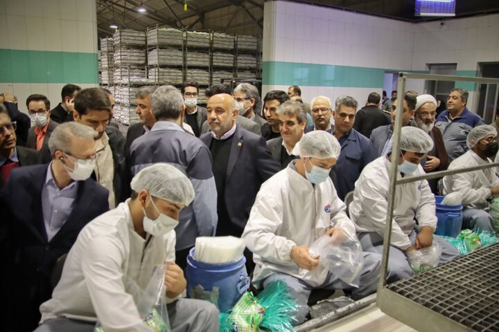 بازدید وزیر تعاون، کار و رفاه اجتماعی از شرکت املاح معدنی آرادان