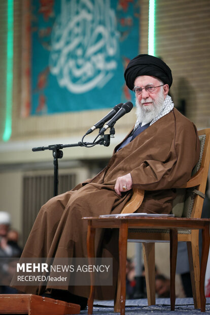 مراسم جشن میلاد حضرت زهرا (سلام‌الله‌علیها) در حضور رهبر معظم انقلاب