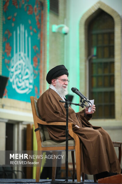 مراسم جشن میلاد حضرت زهرا (سلام‌الله‌علیها) در حضور رهبر معظم انقلاب