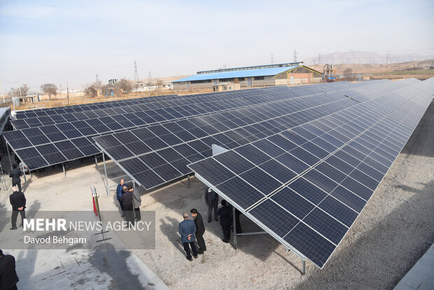 افتتاح نیروگاه خورشیدی به همت کمیته امداد امام خمینی(ره)