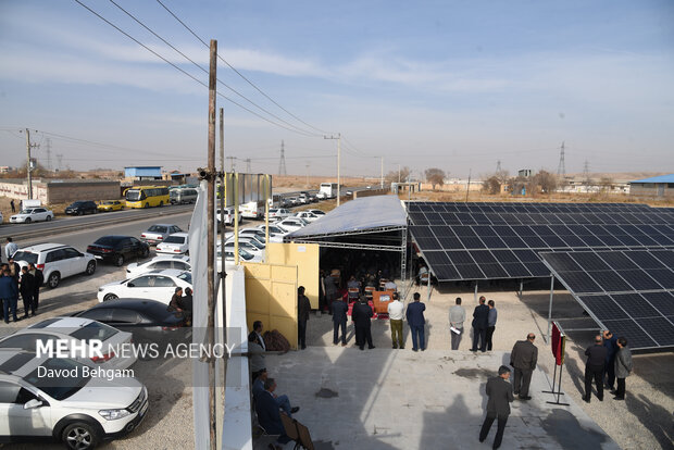 افتتاح نیروگاه خورشیدی به همت کمیته امداد امام خمینی(ره)