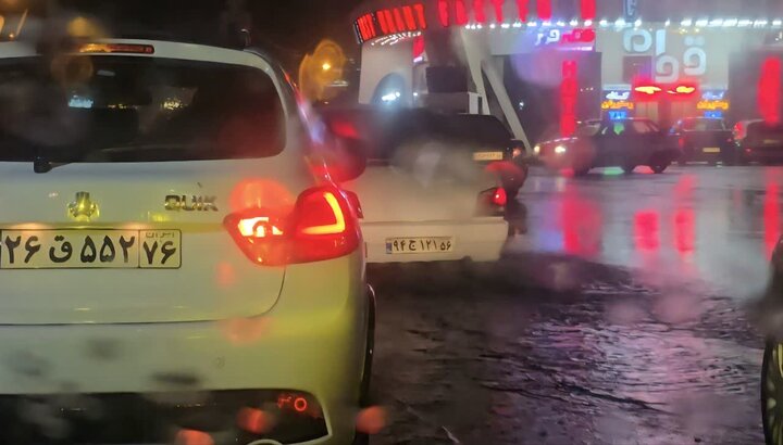 بارش شدید باران در لنگرود