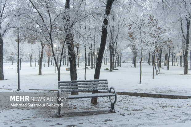 شهرکرد، بام ایران سفید پوش شد