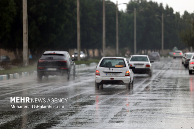 باران پاییزی استان سمنان را شاداب کرد
