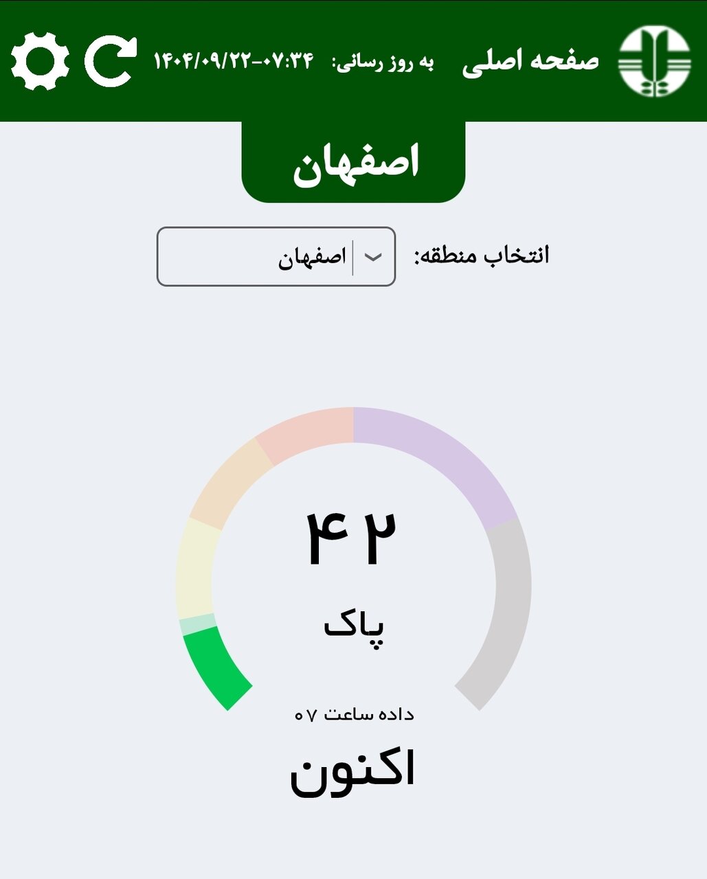 هوای اصفهان پاک شد؛ کاشان در وضعیت قرمز