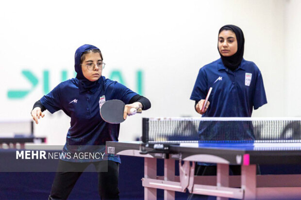 دو مدال برنز برای تیم‌های دوبل دختران و پسران پاراتنیس روی میز ایران 