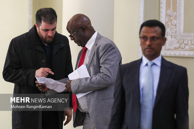 دیدار رئیس مجلس اتیوپی با رئیس مجلس شورای اسلامی