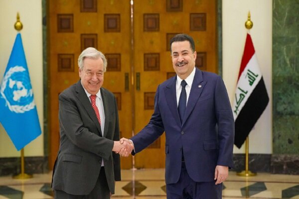 محورهای نشست خبری السودانی و گوترش در بغداد