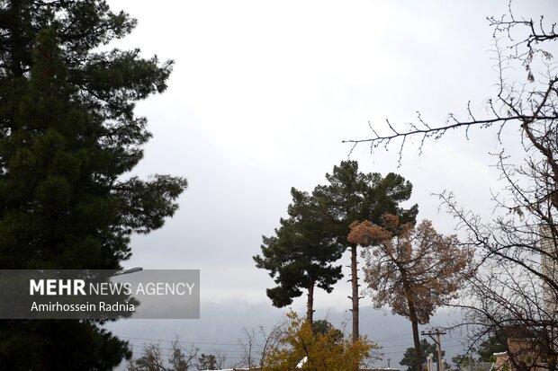 اولین بارش پاییزی باران در بیرجند