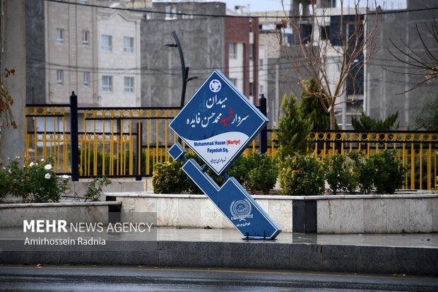 اولین بارش پاییزی باران در بیرجند