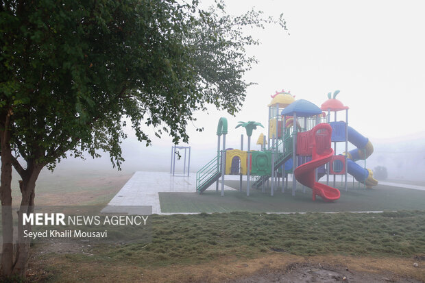 اهواز در مه