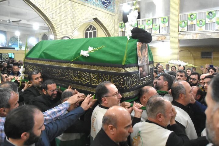 برگزاری مراسم تشییع پیکر آیت الله شاهچراغی در سمنان