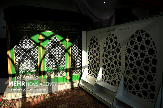 غبارروبی امامزاده زبیده خاتون همدان