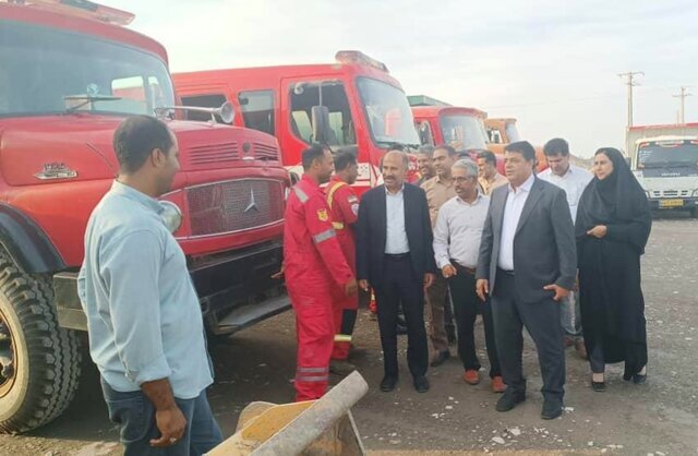 رزمایش آمادگی ستاد بحران میناب در پی هشدارهای هواشناسی برگزار شد