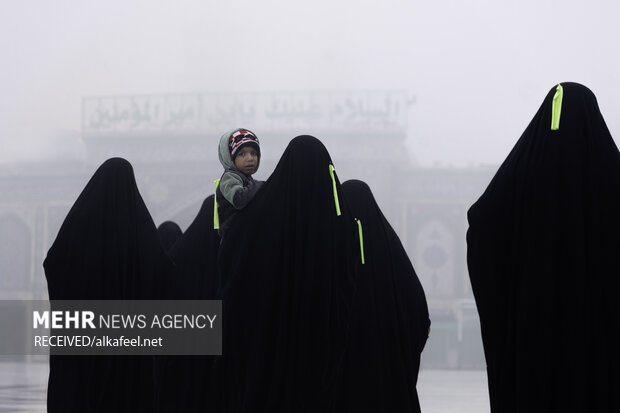 آسمان بارانی کربلا