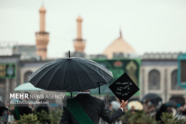 آسمان بارانی کربلا