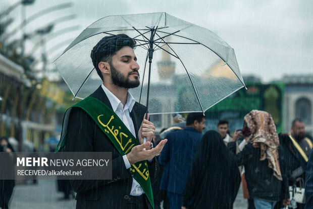 آسمان بارانی کربلا