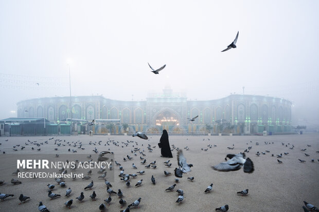 آسمان بارانی کربلا