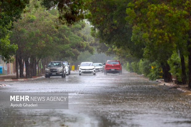 باران پائیزی جزیره کیش