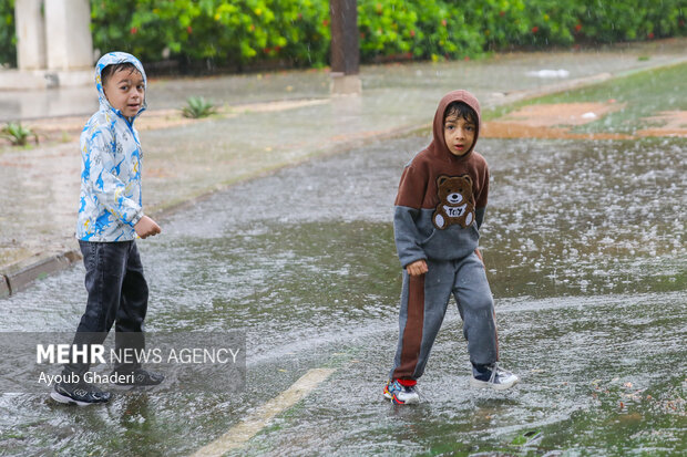 باران پائیزی جزیره کیش