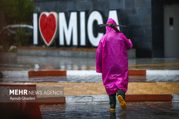 باران پائیزی جزیره کیش