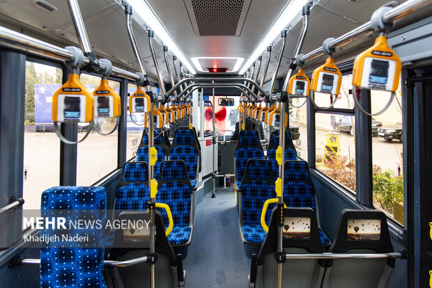 آیین رونمایی از نخستین ناوگان اتوبوس برقی کلانشهر اصفهان