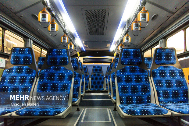 آیین رونمایی از نخستین ناوگان اتوبوس برقی کلانشهر اصفهان