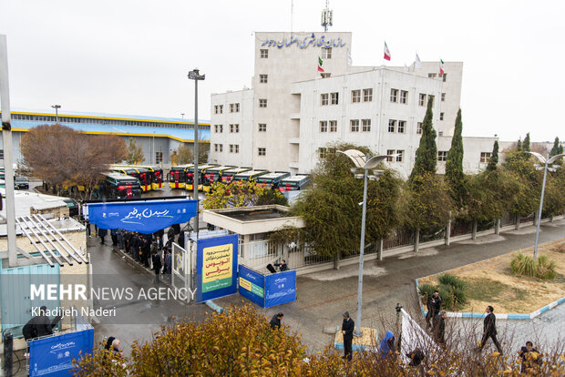 آیین رونمایی از نخستین ناوگان اتوبوس برقی کلانشهر اصفهان