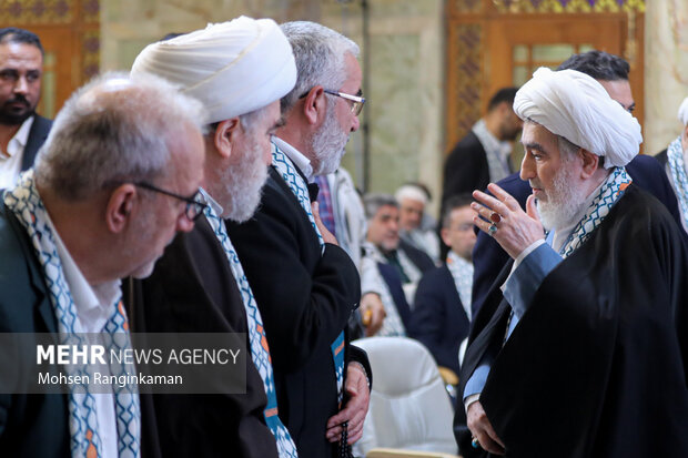 مراسم بهره برداری رسمی از صحن حضرت زهرا (س) در نجف