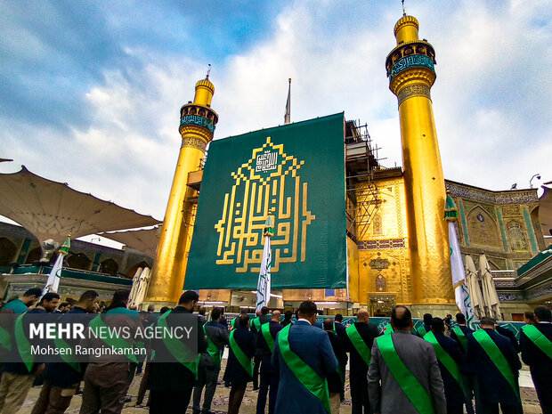 حال و هوای بارانی شهر نجف اشرف