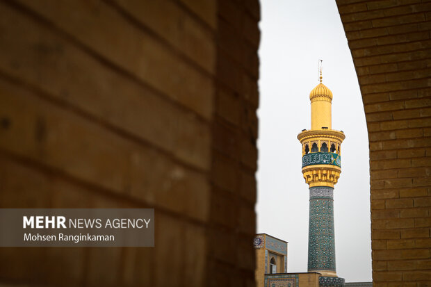 حال و هوای بارانی شهر نجف اشرف