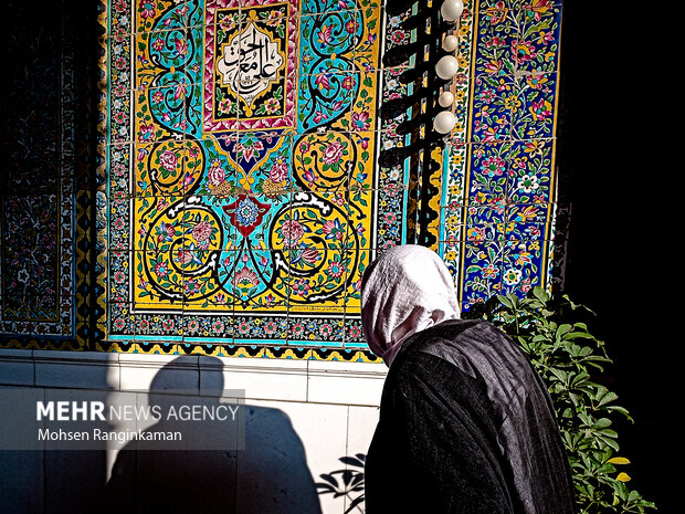 حال و هوای بارانی شهر نجف اشرف