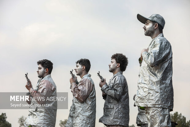 آیین بدرقه کاروان «سرباز وطن»